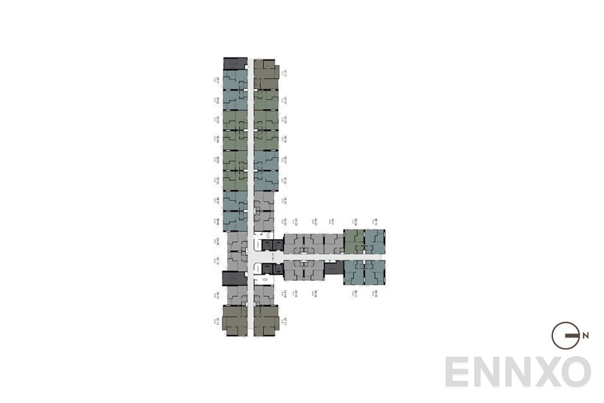 แปลนชั้น 9th-25th-floorplan ของโครงการ แอสปาย รัตนาธิเบศร์ 2
