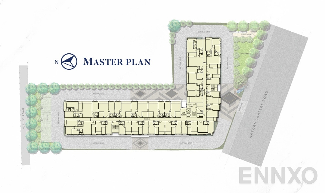 แปลนชั้น Master Plan ของโครงการ ศุภาลัย พรีเมียร์ สามเสน - ราชวัตร