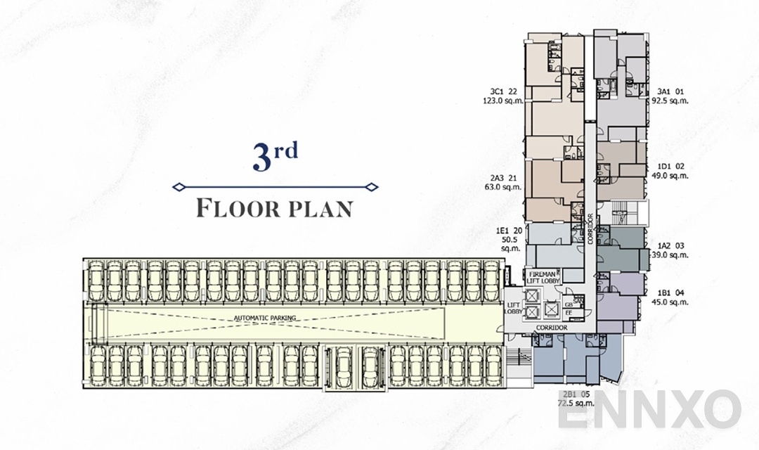 แปลนชั้น 01_MasterPlan_3rd ของโครงการ ศุภาลัย พรีเมียร์ สามเสน - ราชวัตร