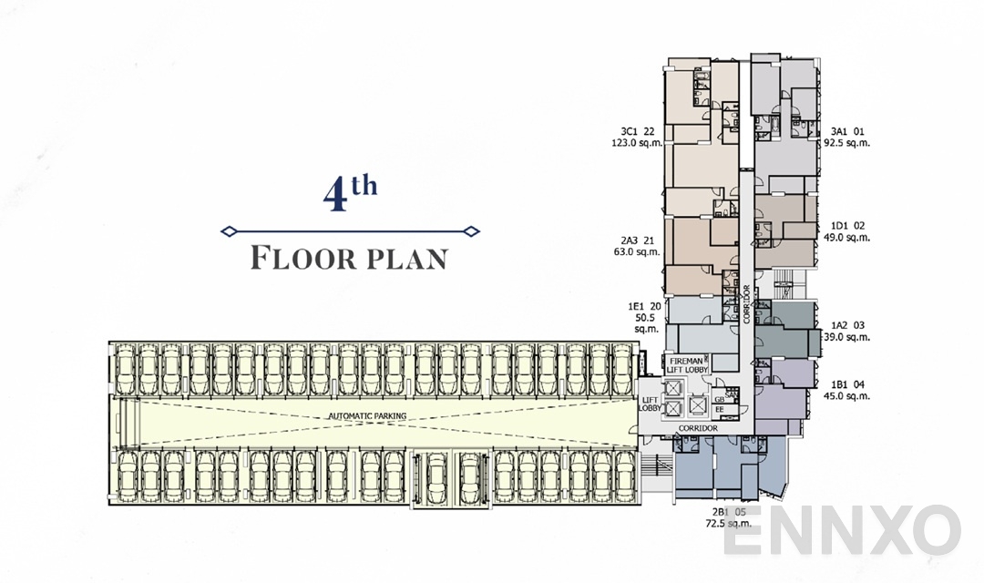 แปลนชั้น 01_MasterPlan_4th ของโครงการ ศุภาลัย พรีเมียร์ สามเสน - ราชวัตร