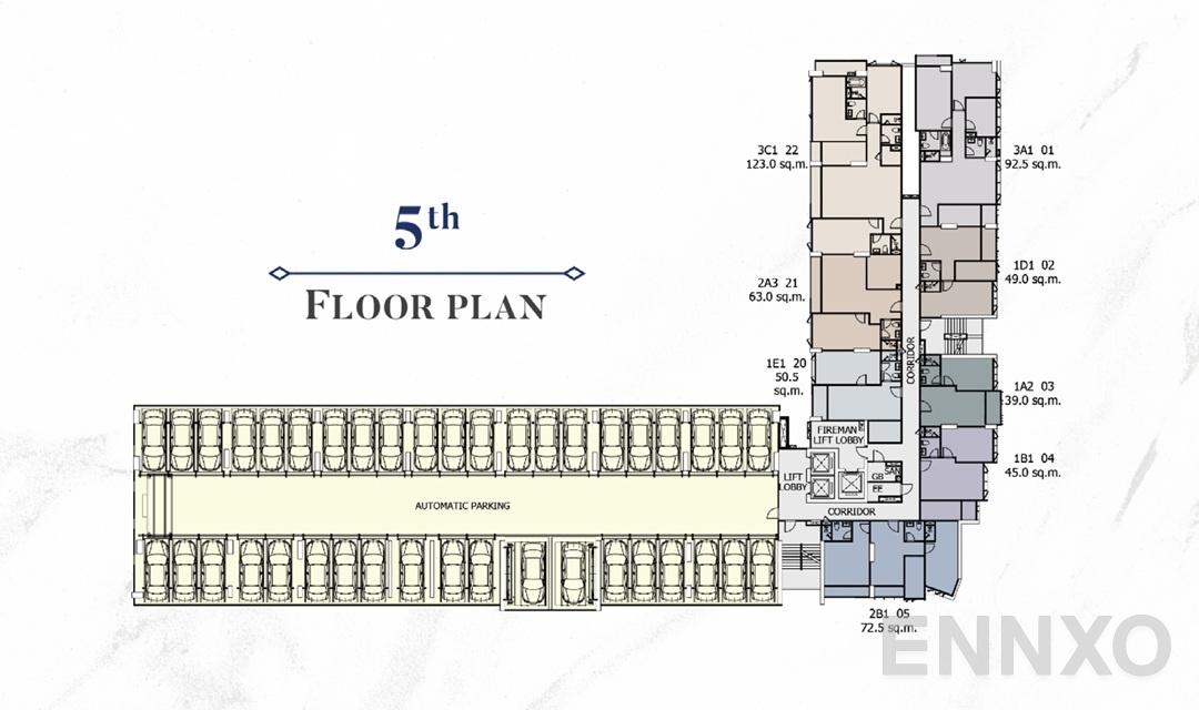 แปลนชั้น 01_MasterPlan_5th ของโครงการ ศุภาลัย พรีเมียร์ สามเสน - ราชวัตร