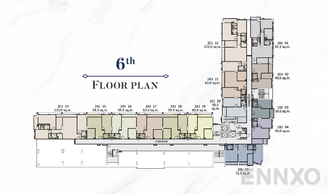 แปลนชั้น 01_MasterPlan_6th ของโครงการ ศุภาลัย พรีเมียร์ สามเสน - ราชวัตร