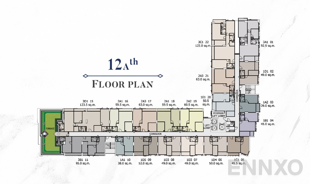 แปลนชั้น 01_MasterPlan_12Ath ของโครงการ ศุภาลัย พรีเมียร์ สามเสน - ราชวัตร
