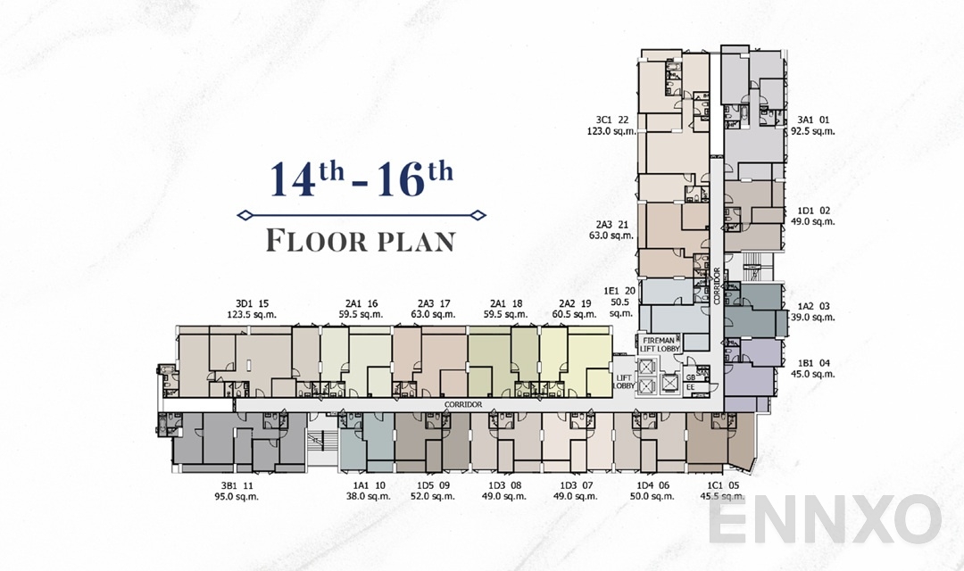 แปลนชั้น 01_MasterPlan_14-16th ของโครงการ ศุภาลัย พรีเมียร์ สามเสน - ราชวัตร