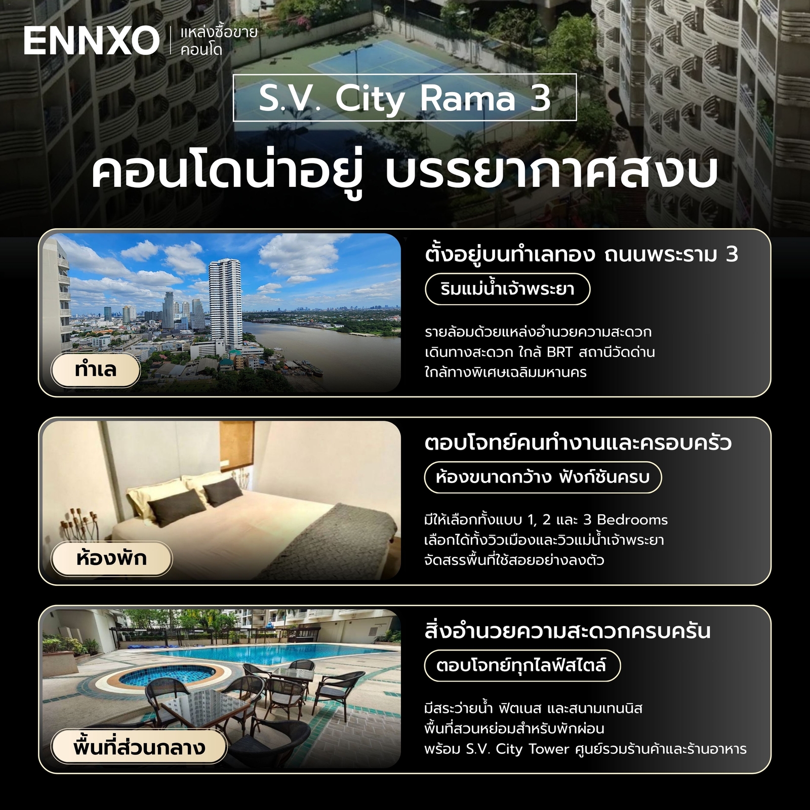 สรุปคอนโด S.V. City Rama 3