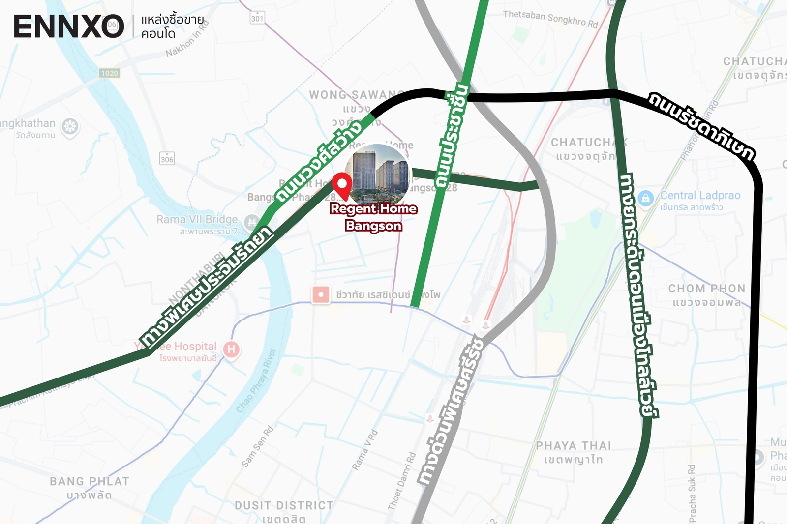 Regent Home Bangson แผนที่